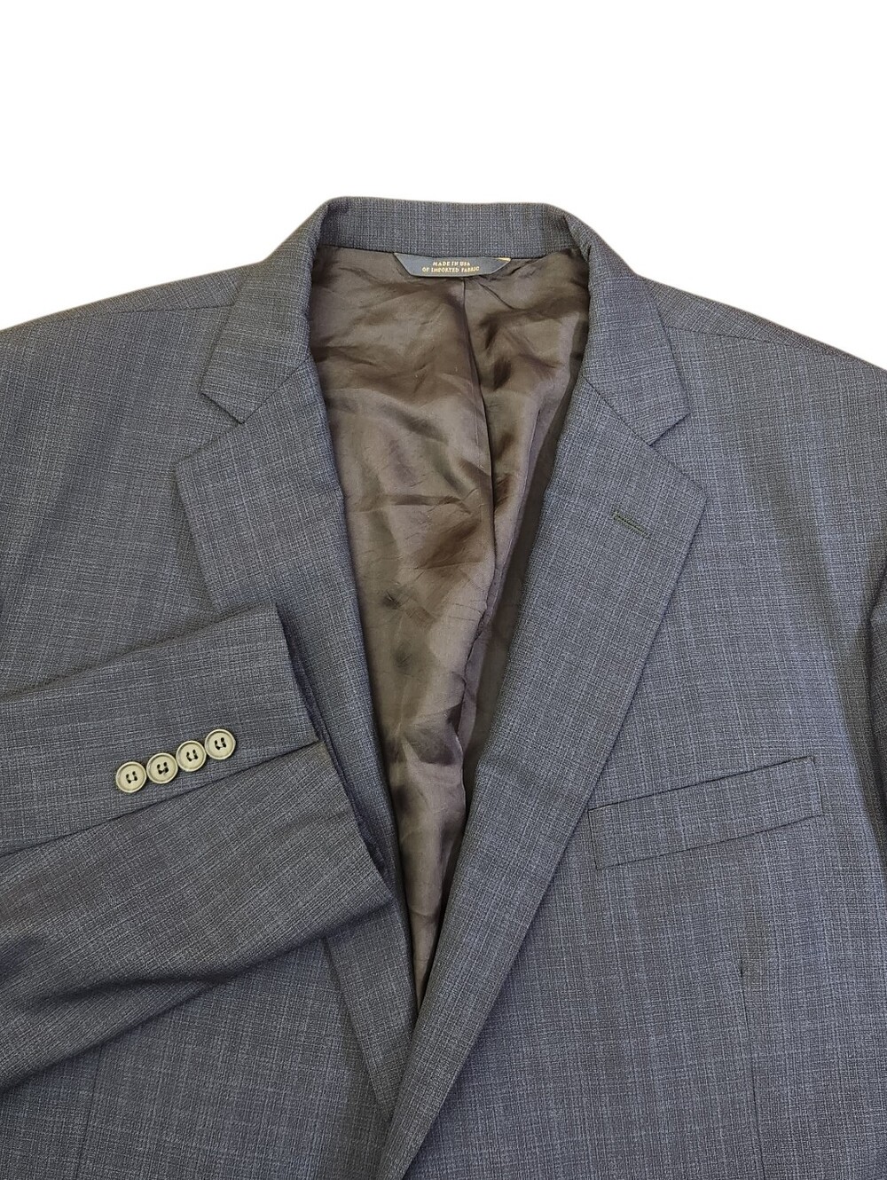 Brooks Brothers 1818 Madison Drago Italy Wool 48R Blue Blazer Sport Coat Jacket
